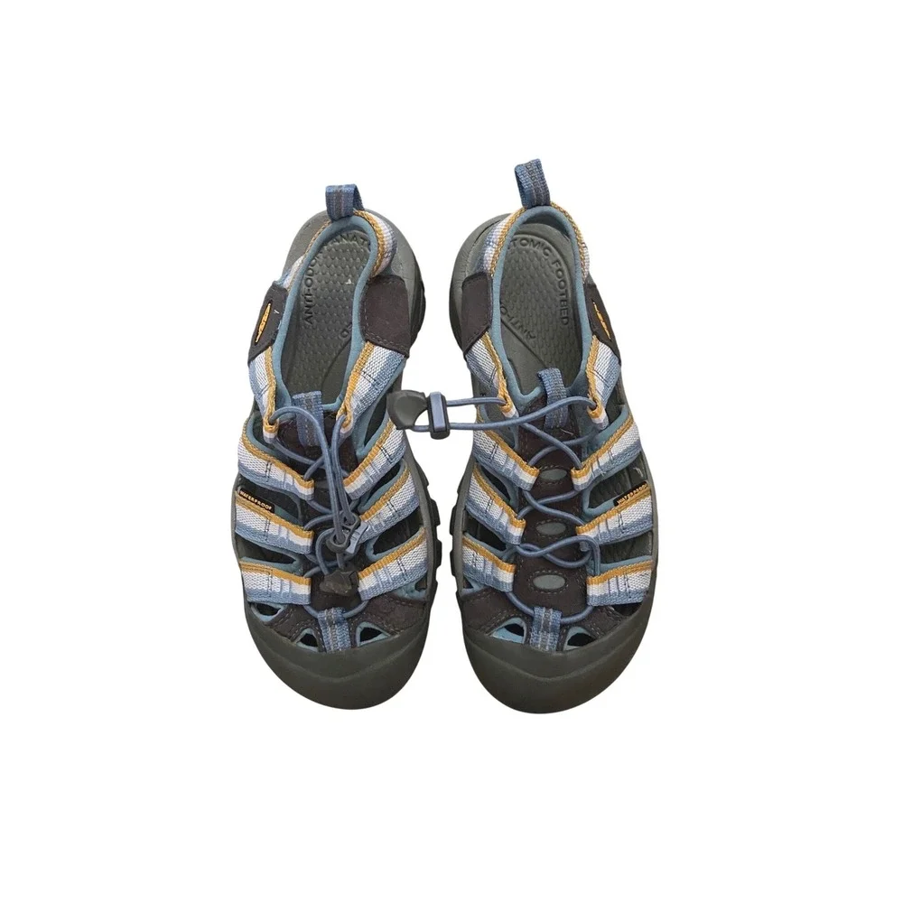 Keen Newport H2 Sport Sandals WMS 7.5 Blue Gorpcore Granola Girl Coastal - Picture 3 of 10